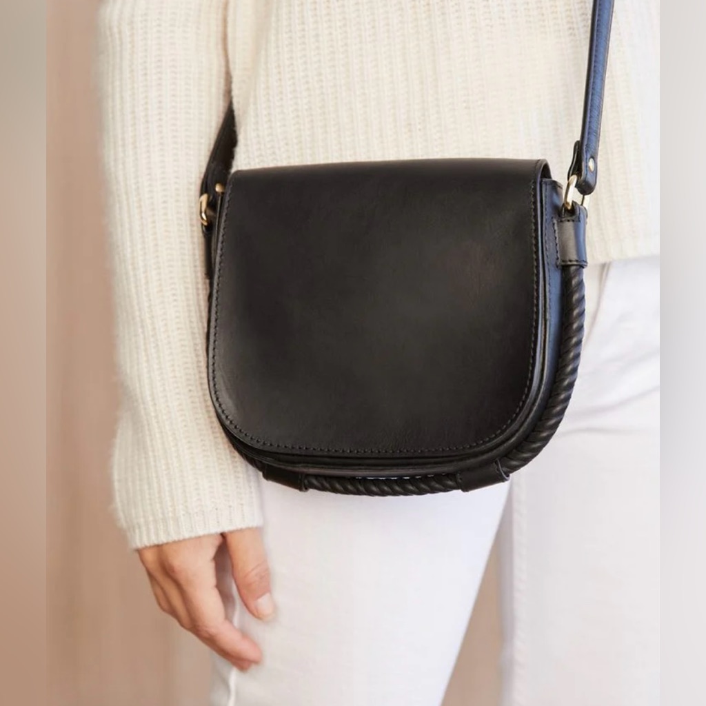 Jenni Kayne Small Leather Saddle Bag